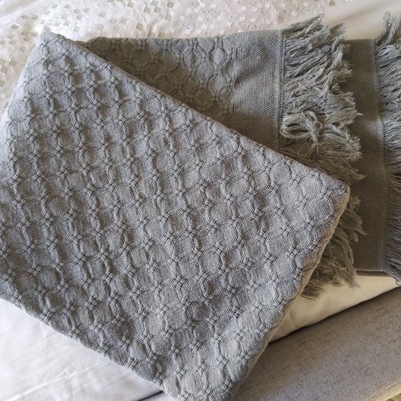 Studio McGee Washed Waffle Cotton Throw Blanket - Picture 4 of 7